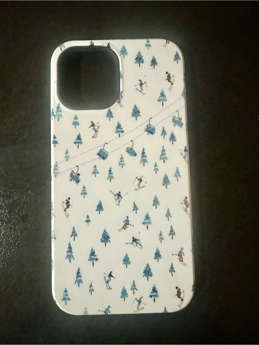 iPhone 12 Max CASELY phone cases  Bow & Ski Pattern Phone Case -